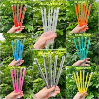   Thùng 10 Gói  Ống Hút Bọc Màng – Size 6 8 12 – Dùng Cho Trà Sữa Cà Phê Nước Ép – Loại Cao Cấp 