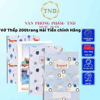 COMBO 10 QUYẺN VỞ THẾP 72-120- 200 trang KẺ NGANG HẢI TIẾN Định Lượng 60gsm CAO CẤP. CHỐNG LOÉ MẮT CHỐNG NHOÈ