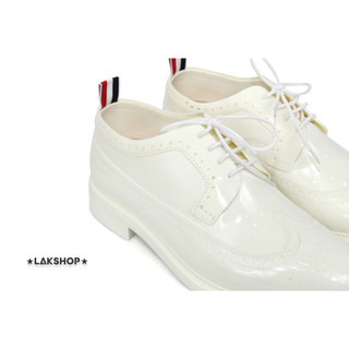 Giày Cream White Rubber Classic Longwing Brogues