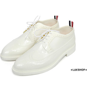 Giày Cream White Rubber Classic Longwing Brogues