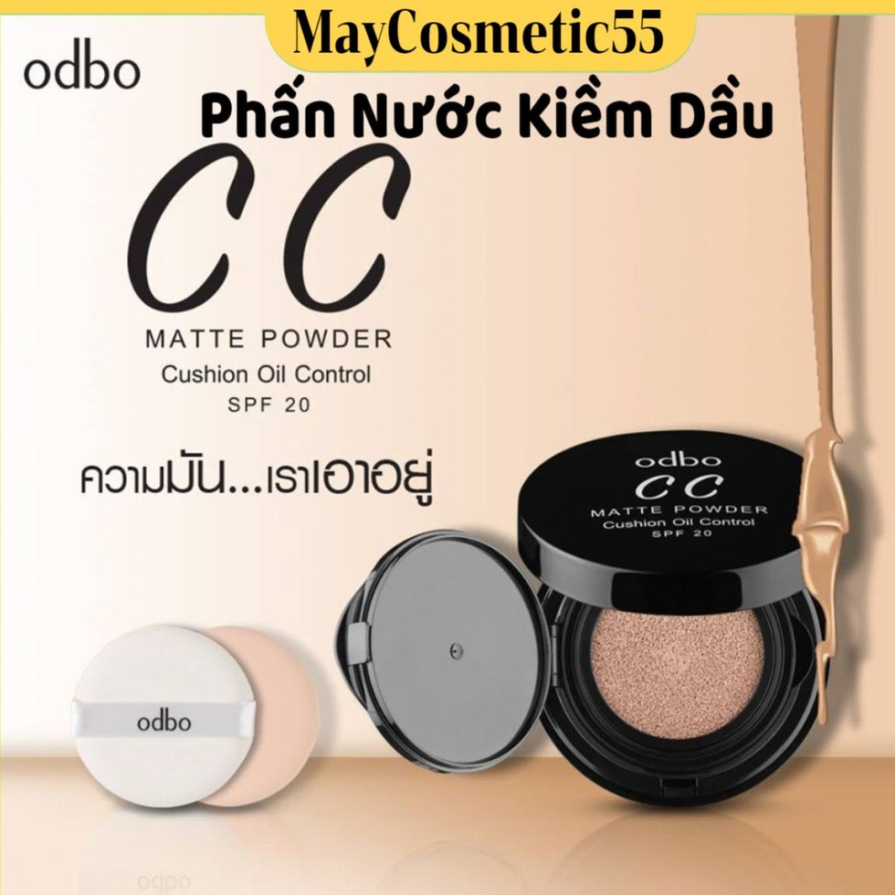 Phấn Nước Cushion Che Khuyết Điểm, Kiềm Dầu, Chống Nắng CC Odbo Matte Powderl OD625 Thái Lan