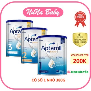  Sữa Aptamil Profutura Cesarbiotik New Zealand SỐ 1 2 3 LON 380g  800G CHÍNH HÃNG Date 2027 