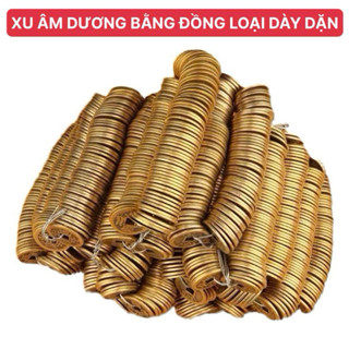 Đồng xu phong thuỷ may mắn bỏ bóp ví chiêu tài lộc