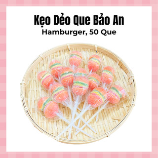 Kẹo Dẻo Mẫu Mới, 1 Hủ 50 Que - Date luôn mới