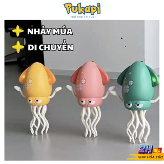 Đồ Chơi Bạch Tuộc Khiêu Vũ Squid Nhảy Múa Squid Đồ Chơi Trẻ Em Hài Hước Di Chuyển Có Đèn Hottrend -Đồ Chơi Cho Bé PUKAPI