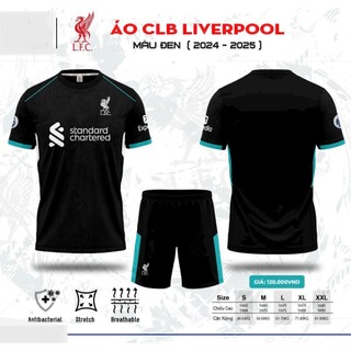 Bộ Đồ Đá Banh CLB Livepool Đen
