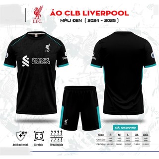 Bộ Đồ Đá Banh CLB Livepool Đen