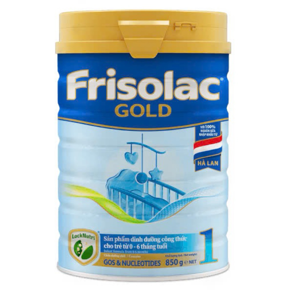Frisolac Sữa Frisolac Gold số 1+2+3+4 850g - Sản phẩm dinh dưỡng GOS & Nucleotides