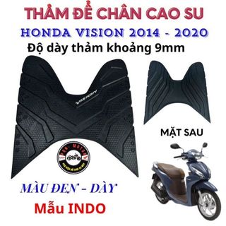 Thảm Để Chân Cao Su Cho Vision 2014–2025 – Lót Sàn Chống Trượt, Dày Đẹp, Gắn Vừa, Dễ Vệ Sinh