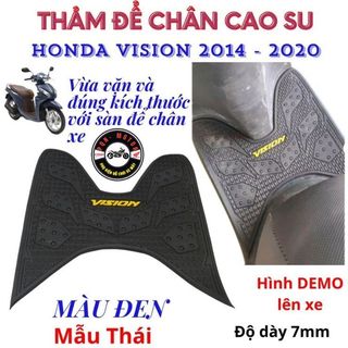 Thảm Để Chân Cao Su Cho Vision 2014–2025 – Lót Sàn Chống Trượt, Dày Đẹp, Gắn Vừa, Dễ Vệ Sinh