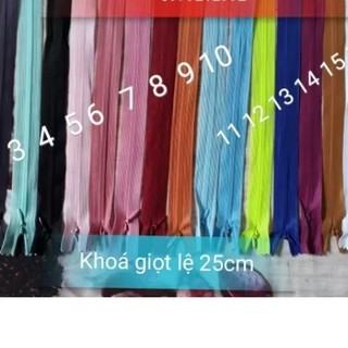 Khoá giọt lệ loại 25cm (5 chiếc)