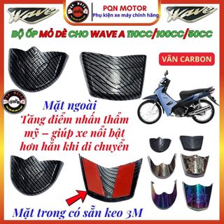 Ốp Mũi Dè Xi Titan Wave 2017–2020 – Bảo Vệ Rè Trước Sau, Gắn Chuẩn Không Chế, Độ Kiểng Đẹp, Giá 1 Bộ