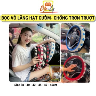  Bọc Vô Lăng Hạt Cườm Cho Xe Tải Bọc Size 38cm - 40cm - 42cm - 45cm  Chống Mồ Hôi Tay Chống Trơn Trượt 