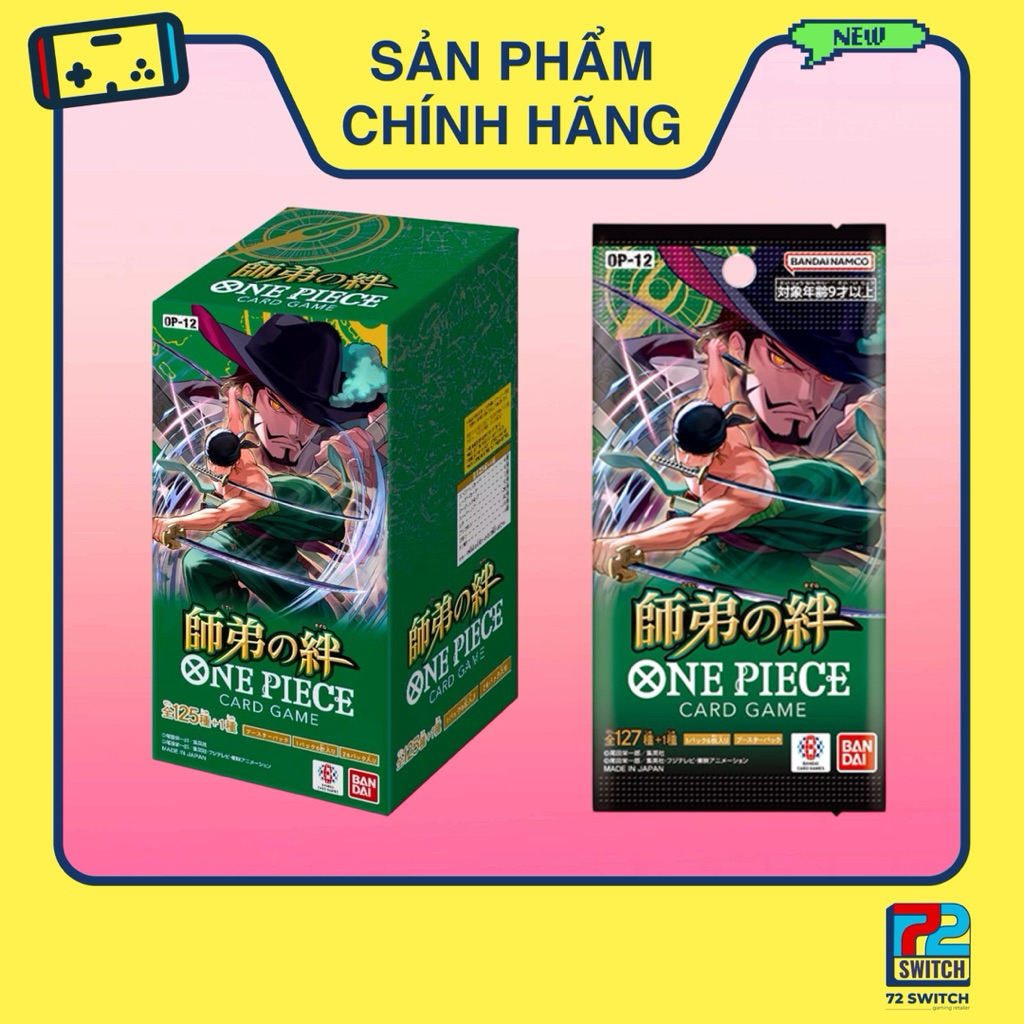 Pack Thẻ Bài One Piece OP-12 [chính hãng]