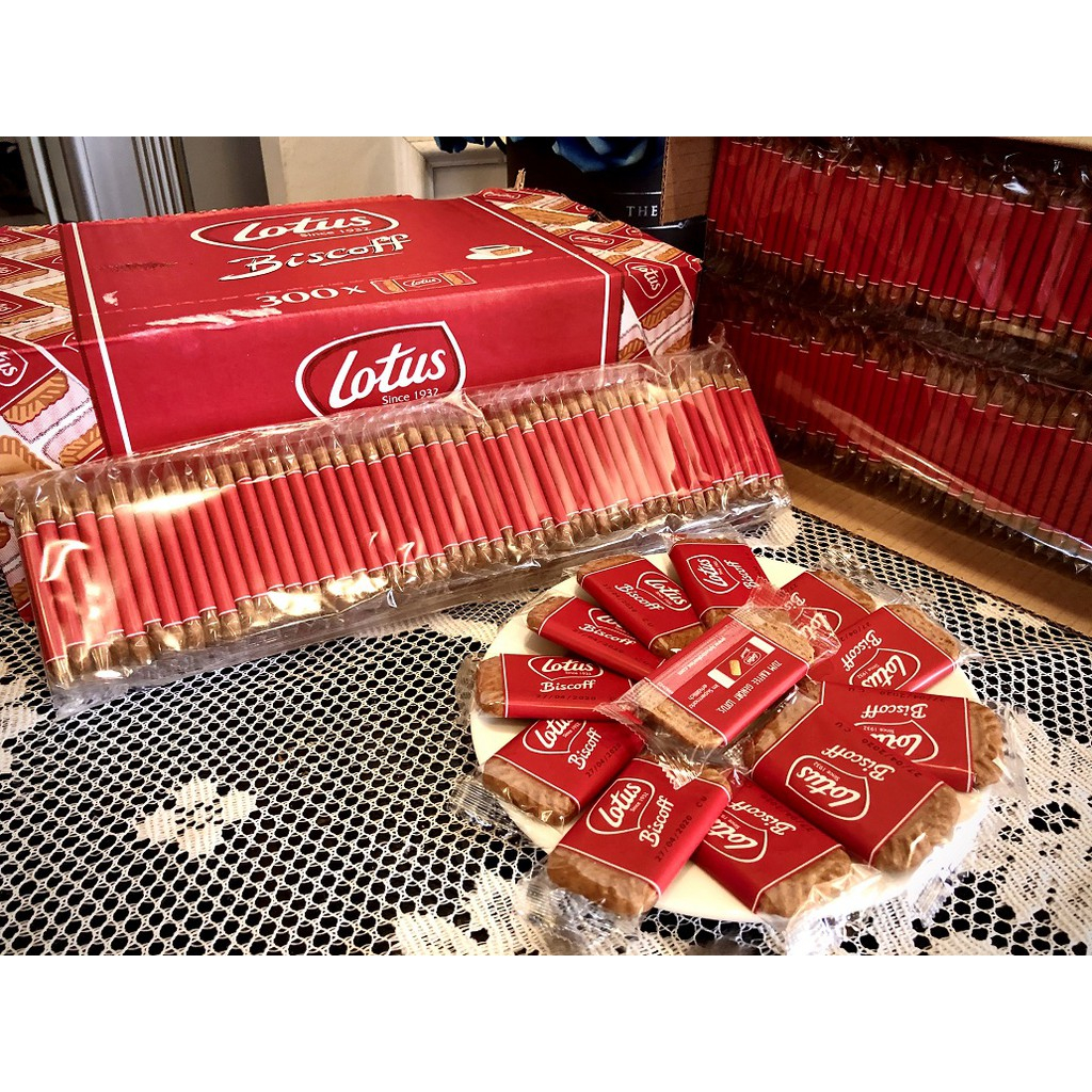 <Gói 50 chiếc> Bánh quy Lotus Biscoff thơm giòn vị quế