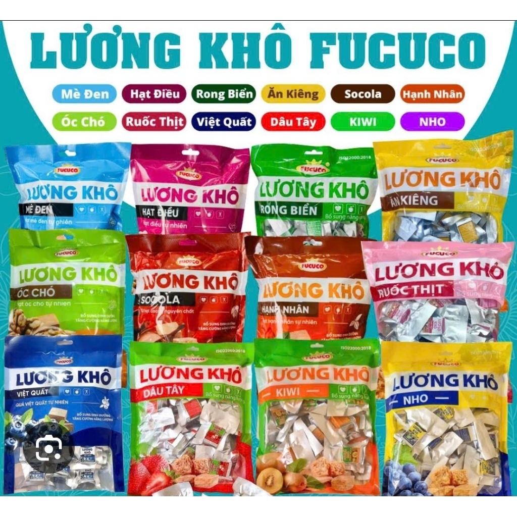 lương khô Phú Cường FUCUCO ĐỦ VỊ