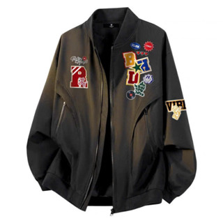 Áo khoác nam nữ unisex cháy phố kiểu bomber phối túi xéo chất liệu dù 2 lớp trượt nước cản gió chống nắng BẢO ĐĂNG.