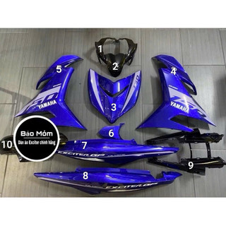 Dàn áo Exciter 150 Xanh Đen 2020 Chính Hãng Yamaha Không Bảo Hành Tem