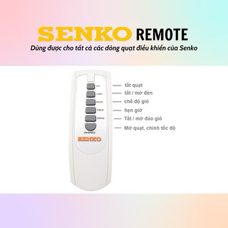 Remote điều khiển quạt SENKO (hàng xịn+ tặng kèm pin)