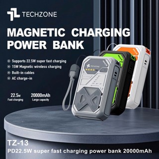 Sạc Dự Phòng Dung Lượng 20000mah Tích Hợp Sạc Từ Tính, Dây Sạc Đa Năng, Hỗ Trợ Sạc nhanh 22.5W PD