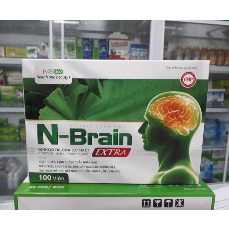 N - Brain Extra hỗ trợ hoạt huyết tăng cường tuần hoàn não