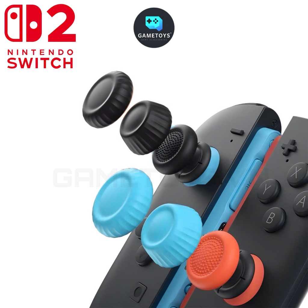 Bộ combo 3 cặp nút bọc Analog (JSAUX) xịn sò cho Nintendo Switch 2 - Switch 2025