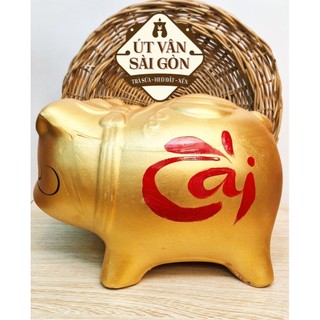 [ĐỦ SIZE]Heo đất Vàng"Tài Lộc" giá rẻ size M L XL