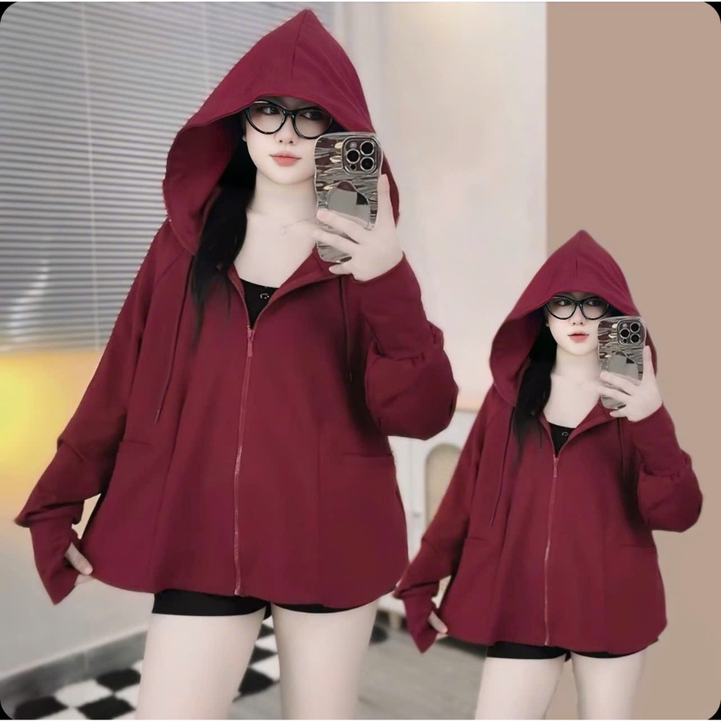 Áo Chống Nắng Nữ Cánh Dơi 4 Túi Kiểu Dáng Cánh Dơi babidol, Áo Khoác Đi Nắng Chất umi nỉ Ngăn Tia UV | BigBuy360 - bigbuy360.vn