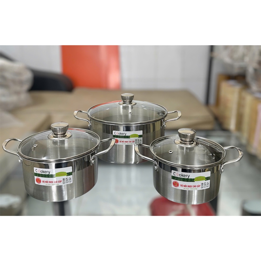 BỘ 3 NỒI TĐ - 1 ĐÁY - 430 - QĐ - GT - NK