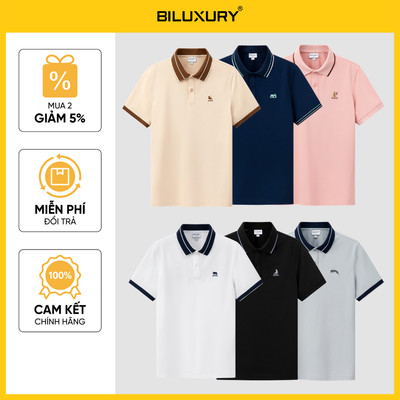 [T8_ĐỒNG GIÁ 269K] Áo Polo Nam Biluxury 12 Con Giáp Thêu Form Slimfit Cao Cấp Chống Nhăn Bền Màu