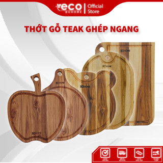  Thớt gỗ TEAK Ghép Ngang - Thương Hiệu BG HOME cắt thái băm không mùn không mốc an toàn VSTP 