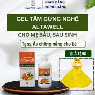  Gel Tắm Gừng Nghệ Altawell Sáng Da Ngừa Mụn Cho Mẹ Bầu & Mẹ Sau Sinh Hỗ trợ Dưỡng Sáng Hồng Da Tự Nhiên 
