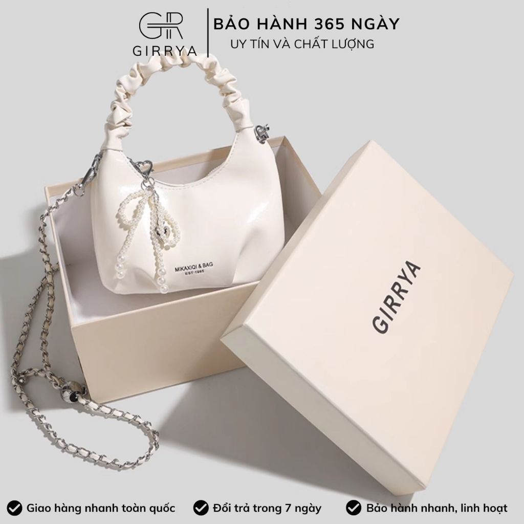 [Full Box] Túi xách nữ đeo chéo GIRRYA M32 - Túi xách nữ sát nách cao cấp phong cách Hàn Quốc đa dạng kiểu đeo mẫu mới