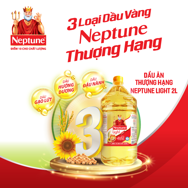 Dầu ăn Neptune Light 2L