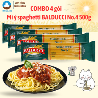 Combo 4 gói Mì ý spaghetti Balducci 500g