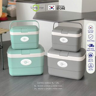 Thùng nhựa, Thùng đá giữ nhiệt Living on 9L & 21L- Thiết kế hiện đại - Thùng giữ đá lên đến 16 tiếng