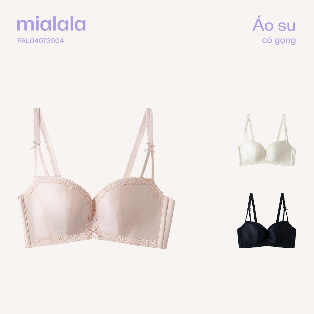 Áo ngực su gọng mềm êm ái đệm 1cm nâng đẩy nhẹ nhàng Mialala 3904 FAL04073904
