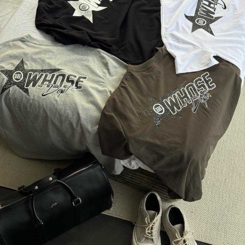 STARLIGHT TSHIRT - Áo thun ngôi in lụa kèm thêu Whose Studio | BigBuy360 - bigbuy360.vn
