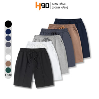Quần Short Nam H90 Chất Thun Co Giãn, Quần Đùi Nam Basic Thoáng Mát Thấm Hút Mồ Hôi QST01