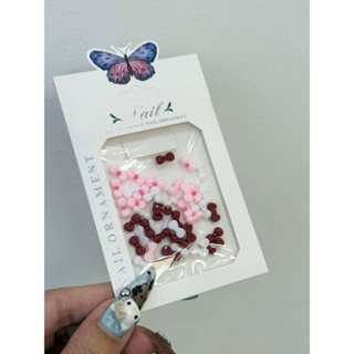 Phụ kiện nail -	Set charm nơ C09