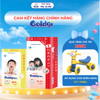 Combo 2 Bịch Bỉm Goldgi Eco Cho Bé  Mỏng Nhẹ – Chống Hăm, Thoáng Khí, Size NB/S/M/L/XL/XXL.