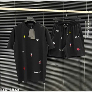 Bộ Quần Áo Hè DSQUARED2 Mẫu Mới Quả Dứa Hot Đầy Đủ Size M-XXL Full Tág Mác Chuẩn
