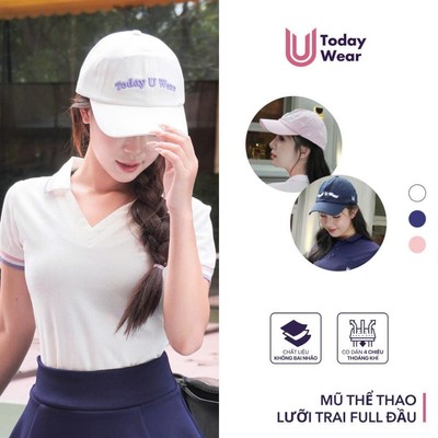 Mũ lưỡi trai unisex Today U Wear nón thể thao form mềm