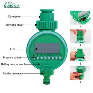 Van nước hẹn giờ điện tử chạy PIN