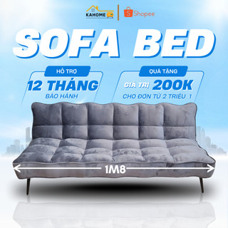   FREESHIP 500K  SA02  Sofa Bed Giường Nằm Bọc Nỉ Nhung Giường Gấp Gọn Thông Minh Gấp Thành Ghế 3 Trong 1 
