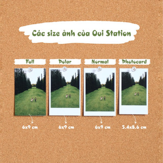 In Ảnh Theo Yêu Cầu Chống Nước - Giấy Lụa Nhám Cao Cấp - Photocard/Polar/Tràn Viền - OUI.station