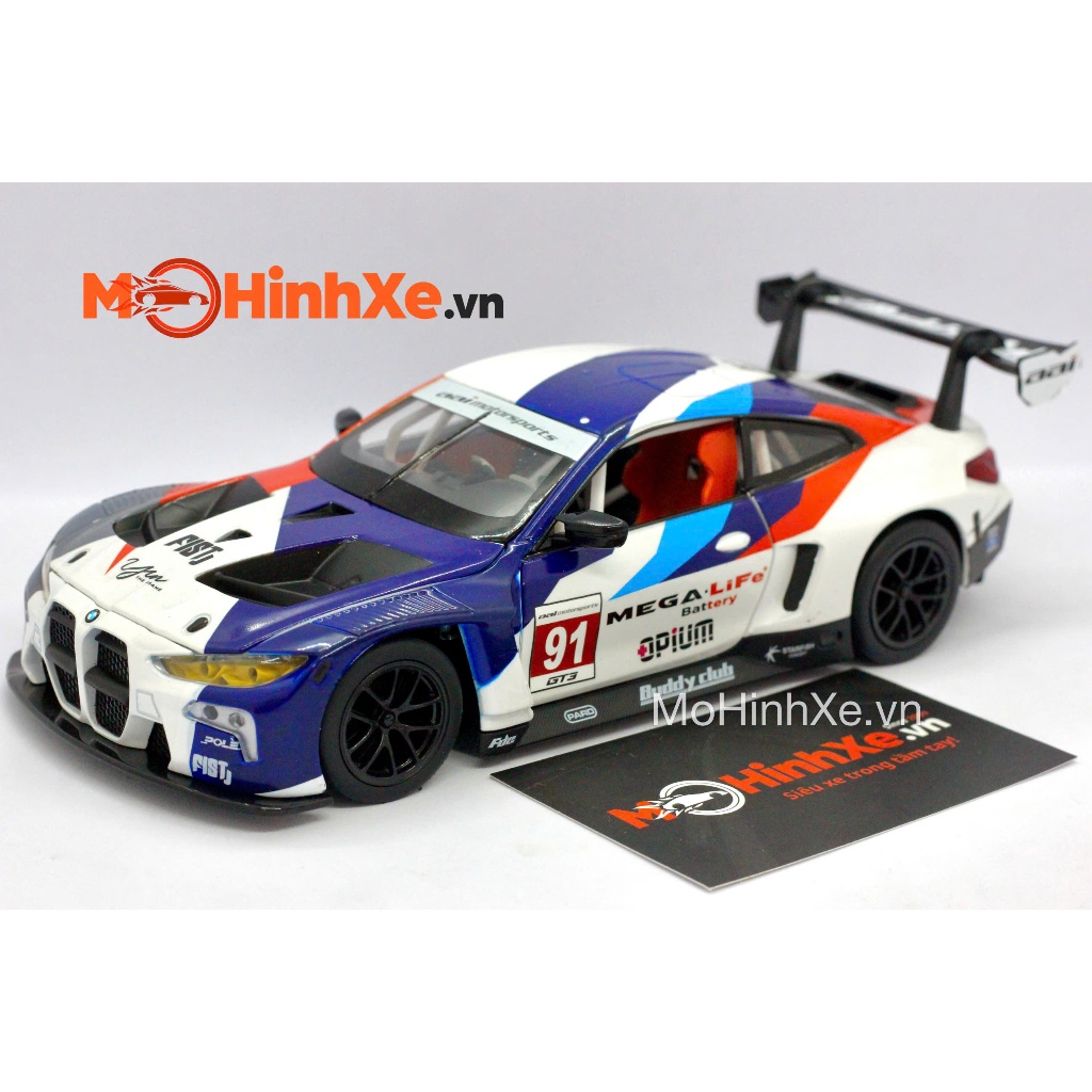 Mô hình xe BMW M4 GT3 1:24 MSZ