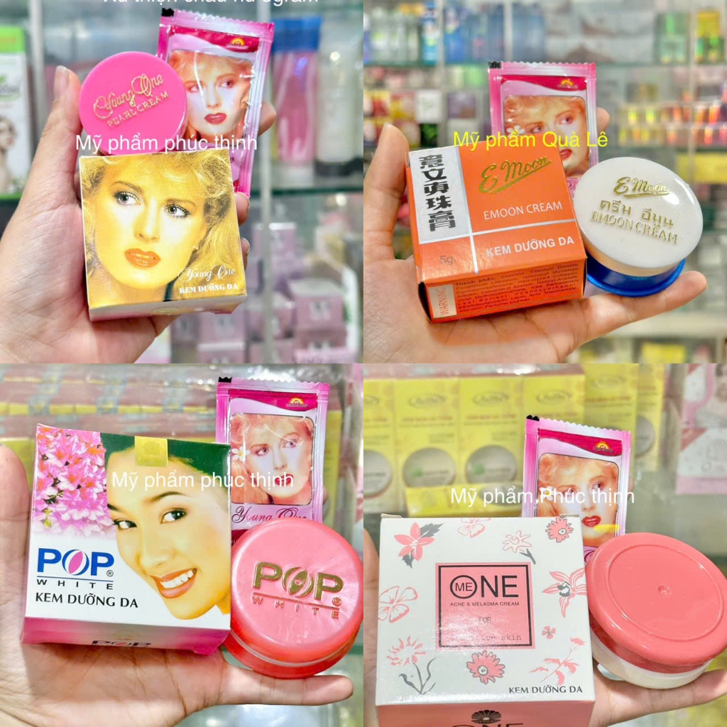 kem one me-xù-emon-pop dưỡng trắng da hủ 20gram (hàng việt)