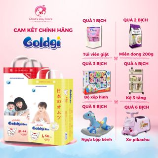 Bỉm Goldgi Eco Nhật Bản [MẪU MỚI NHẤT] đủ size Từ NewBorn đến XXL siêu khô thoáng,  siêu thấm hút - Childs Day