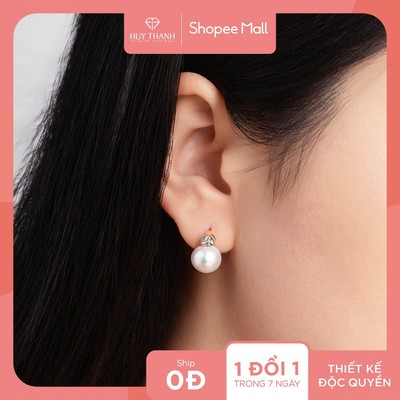 Bông Tai Nữ Vàng Tây 14K BTBTCC105 Huy Thanh Jewelry